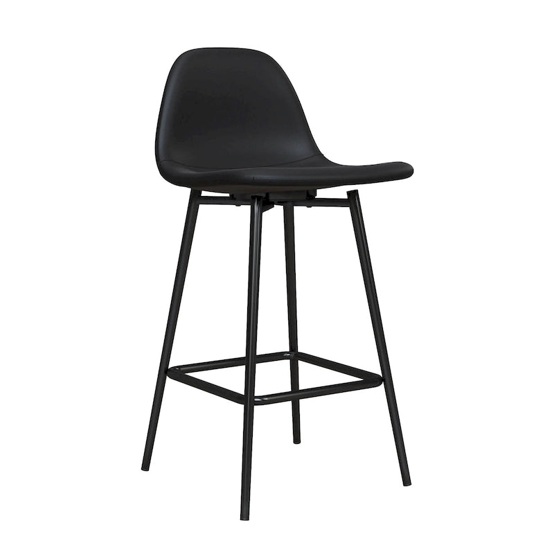 Tabouret de bar rembourré Avenue Greene Ciara - Hauteur d'assise : 61 cm