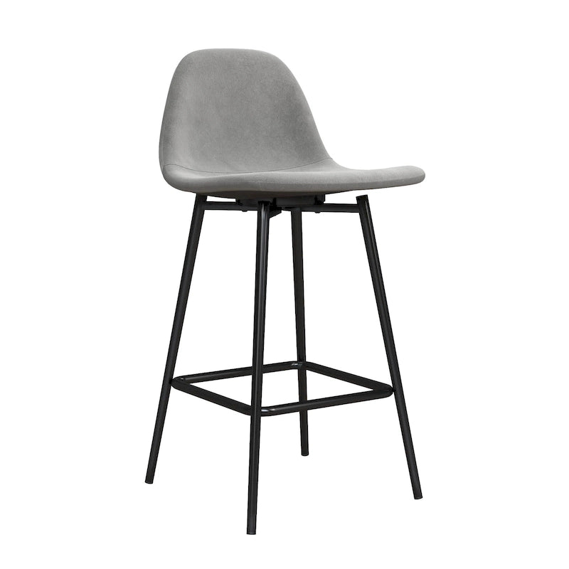 Tabouret de bar rembourré Avenue Greene Ciara - Hauteur d'assise : 61 cm