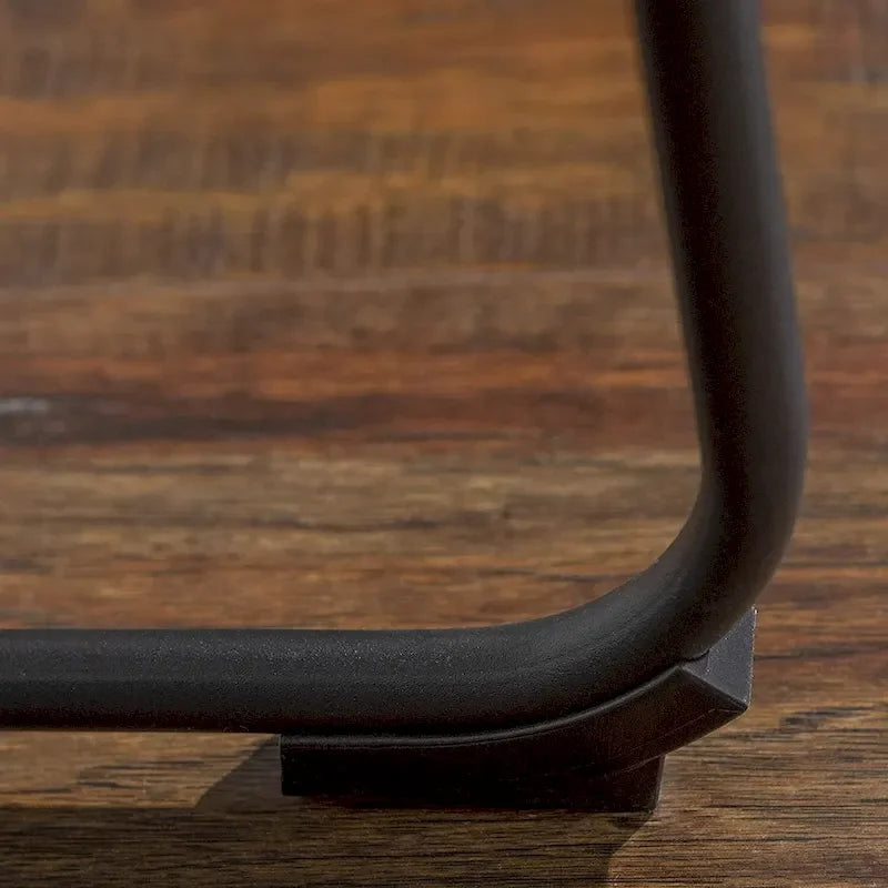 Tabourets de bar vintage BOSSIN en similicuir, 76 cm (30 pouces), lot de 2