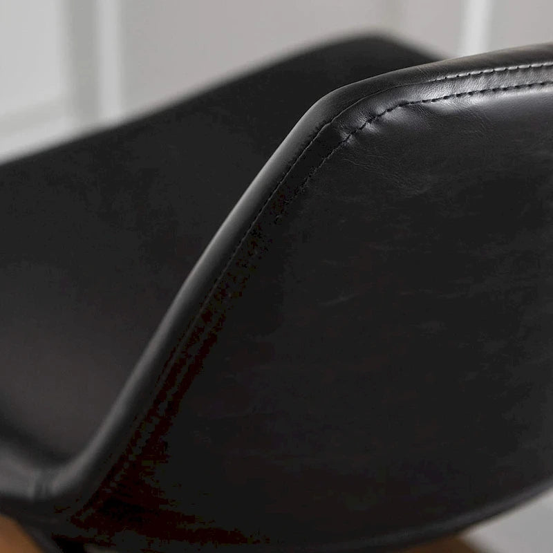 Tabourets de bar vintage BOSSIN en similicuir, 76 cm (30 pouces), lot de 2