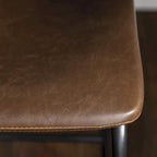 Tabourets de bar vintage BOSSIN en similicuir, 76 cm (30 pouces), lot de 2