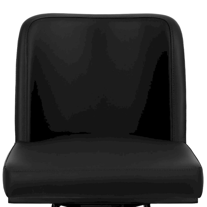 26 tabourets de bar pivotants en cuir/velours, hauteur comptoir - 38,2 cm (H) x 17,7 cm (L) x 19,1 cm (P)