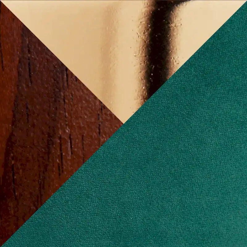 Tabouret de bar Dahlia en bois de noyer (lot de 2)