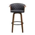 Tabourets de bar pivotants Art Leon style moderne du milieu du siècle (lot de 2)