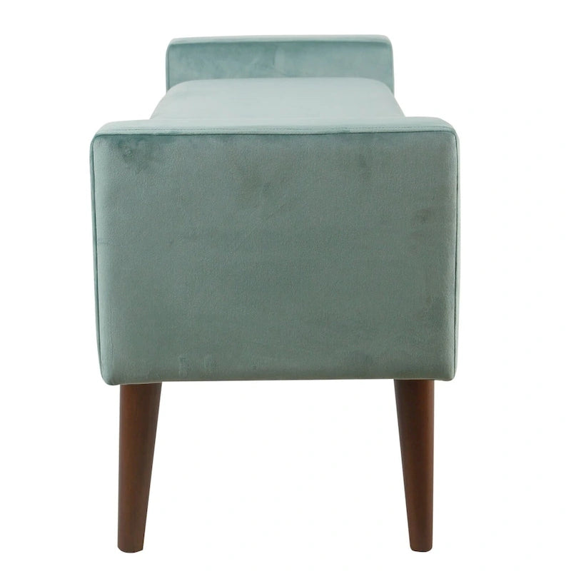 Banc de rangement en velours Carson Carrington Grimsey