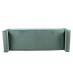Banc de rangement en velours Carson Carrington Grimsey