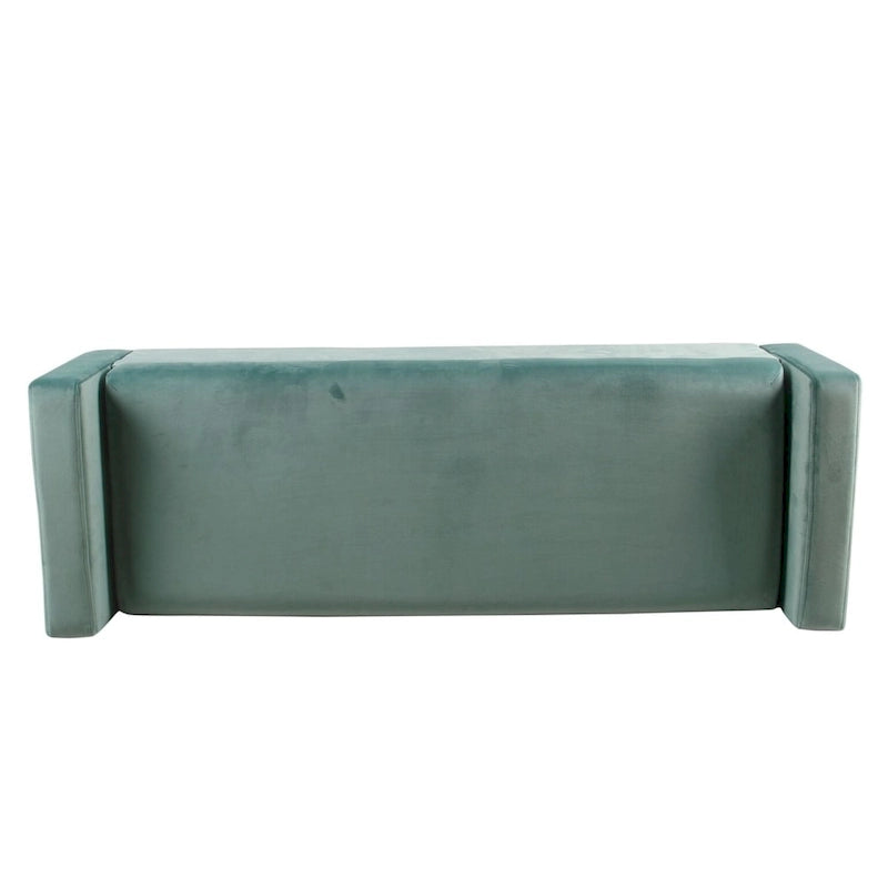 Banc de rangement en velours Carson Carrington Grimsey