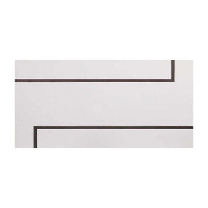 Table basse Tawl Contemporary blanche laquée de 47 pouces par Furniture of America