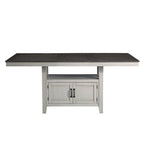 Table de salle à manger haute de comptoir Steve Silver Hasbrook de 80 pouces