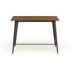 Table de salle à manger haute de comptoir Rish, marron industriel, de 54 pouces, de Furniture of America