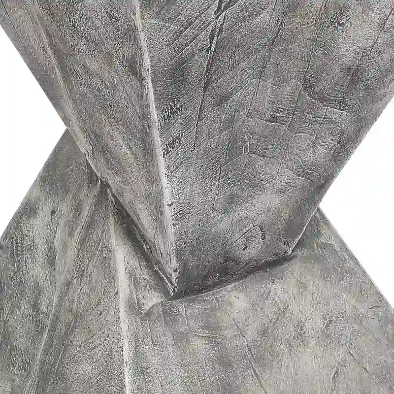 Table d'appoint moderne en béton Adeco pour intérieur et extérieur