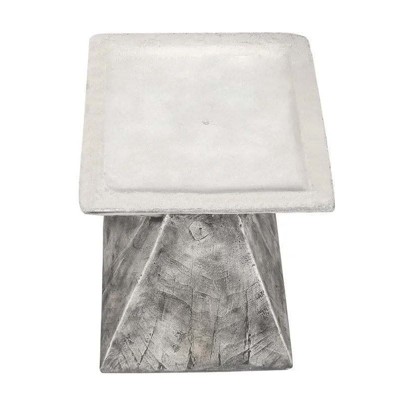 Table d'appoint moderne en béton Adeco pour intérieur et extérieur