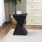 Table d'appoint moderne en béton Adeco pour intérieur et extérieur