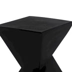 Table d'appoint moderne en béton Adeco pour intérieur et extérieur