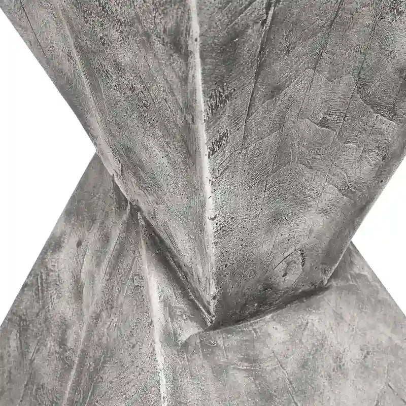 Table d'appoint moderne en béton Adeco pour intérieur et extérieur