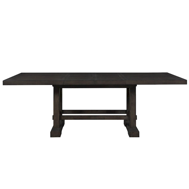 Table de salle à manger haute de style ferme Steve Silver Nevada en cèdre sombre