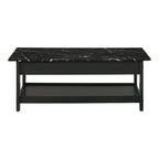 Ensemble de 3 tables basses et tables d'appoint ouvertes en bois d'hévéa DH BASIC Transitional avec tiroir, par Denhour