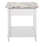 Ensemble de 3 tables basses et tables d'appoint ouvertes en bois d'hévéa DH BASIC Transitional avec tiroir, par Denhour