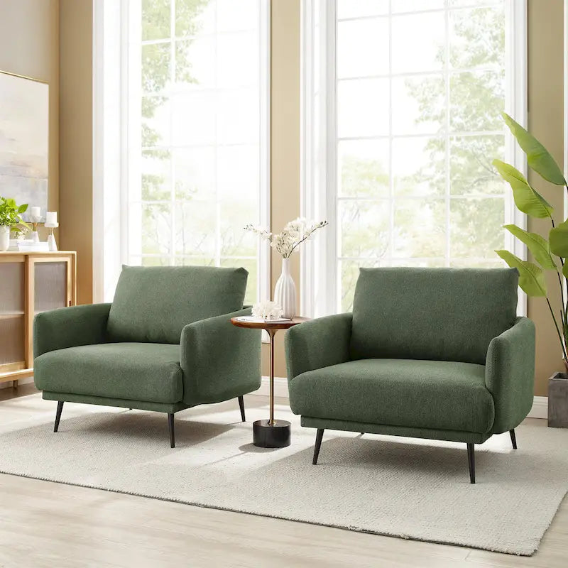 Fauteuil Karaka surdimensionné 37,5W, canapé de loisirs, fauteuil d'appoint (ensemble de 2)