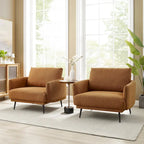 Fauteuil Karaka surdimensionné 37,5W, canapé de loisirs, fauteuil d'appoint (ensemble de 2)