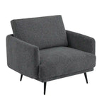 Fauteuil Karaka surdimensionné 37,5W, canapé de loisirs, fauteuil d'appoint (ensemble de 2)