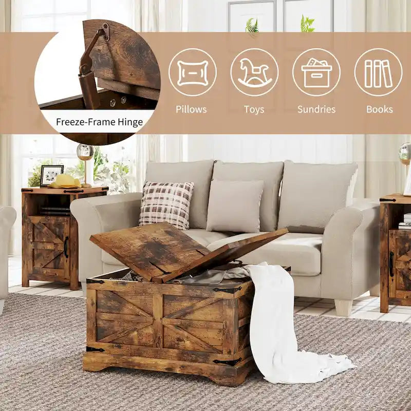 Table basse de style ferme moderne