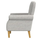 Fauteuil d'appoint HomePop à accoudoirs roulés