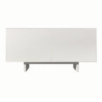 Buffet/meuble-lavabo Clihome style milieu du siècle en bois, 4 portes