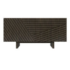 Buffet/meuble-lavabo Clihome style milieu du siècle en bois, 4 portes