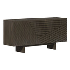 Buffet/meuble-lavabo Clihome style milieu du siècle en bois, 4 portes