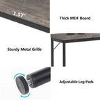 Table console étroite de 180 cm de long, table de bar de 95 cm de haut