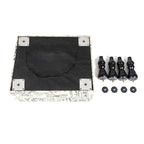 Tabouret ottoman Adeco avec repose-pieds capitonné et tissu à motif floral