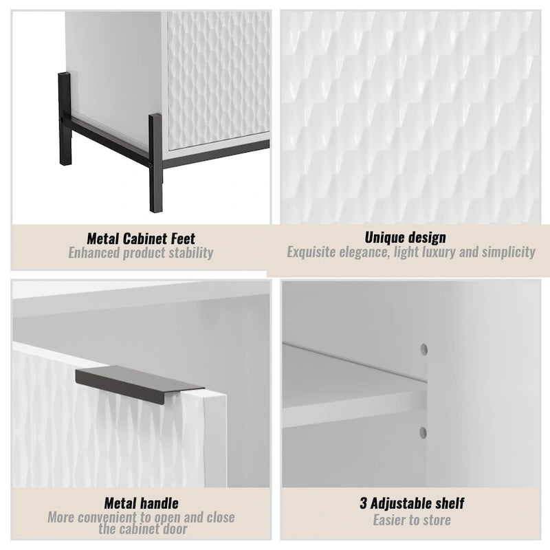 Buffet d'appoint moderne et brillant Clihome