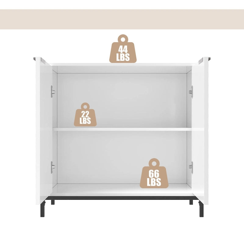 Buffet d'appoint moderne et brillant Clihome