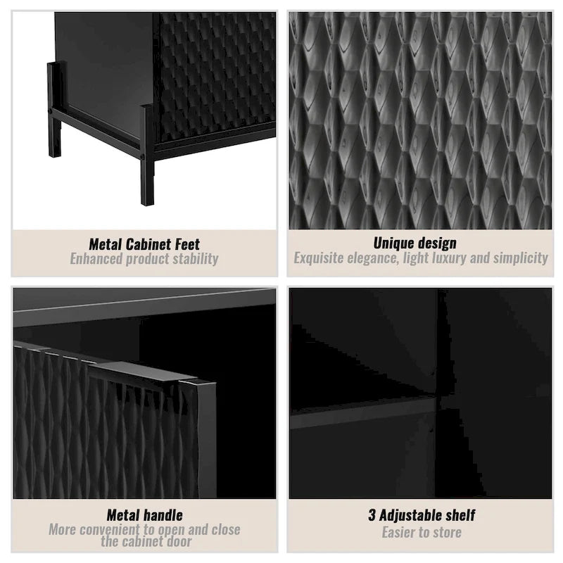 Buffet d'appoint moderne et brillant Clihome