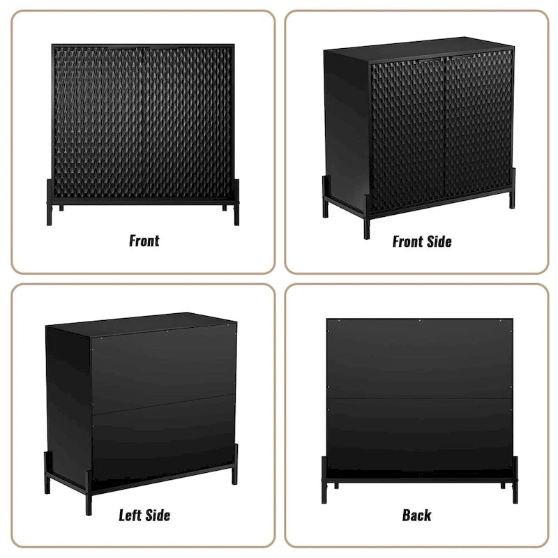 Buffet d'appoint moderne et brillant Clihome