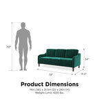 Canapé 3 places Avenue Greene Wilson