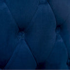 Fauteuil d'appoint en velours Lindale de Roundhill Furniture, style moderne du milieu du siècle