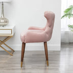 Fauteuil d'appoint en velours Lindale de Roundhill Furniture, style moderne du milieu du siècle