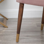 Fauteuil d'appoint en velours Lindale de Roundhill Furniture, style moderne du milieu du siècle