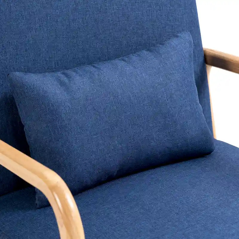 Ensemble de 2 fauteuils rembourrés avec coussin