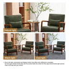 Ensemble de 2 fauteuils rembourrés avec coussin