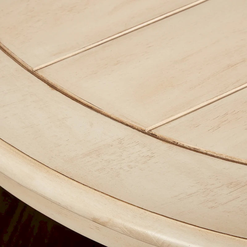 Table de salle à manger ronde de style campagnard Simple Living Vintner