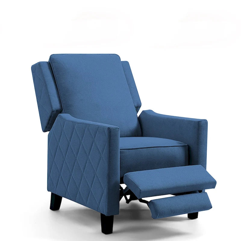 Fauteuil inclinable AVAWING en lin à dossier haut