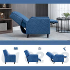 Fauteuil inclinable AVAWING en lin à dossier haut