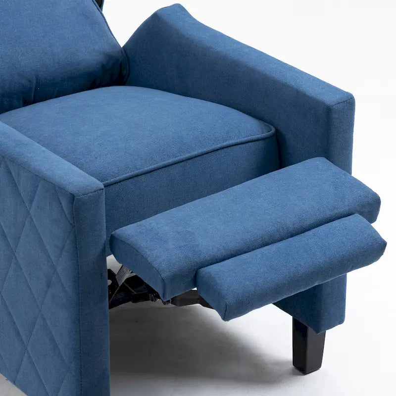 Fauteuil inclinable AVAWING en lin à dossier haut