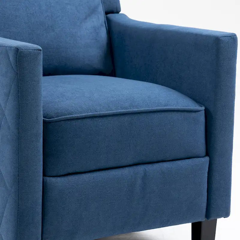 Fauteuil inclinable AVAWING en lin à dossier haut