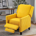 Fauteuil inclinable AVAWING en lin à dossier haut