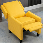 Fauteuil inclinable AVAWING en lin à dossier haut