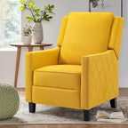 Fauteuil inclinable AVAWING en lin à dossier haut